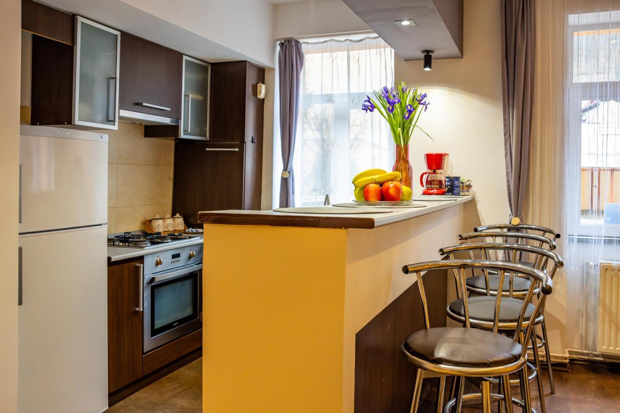 John Residence Apartment Brasov With Parking Option エクステリア 写真